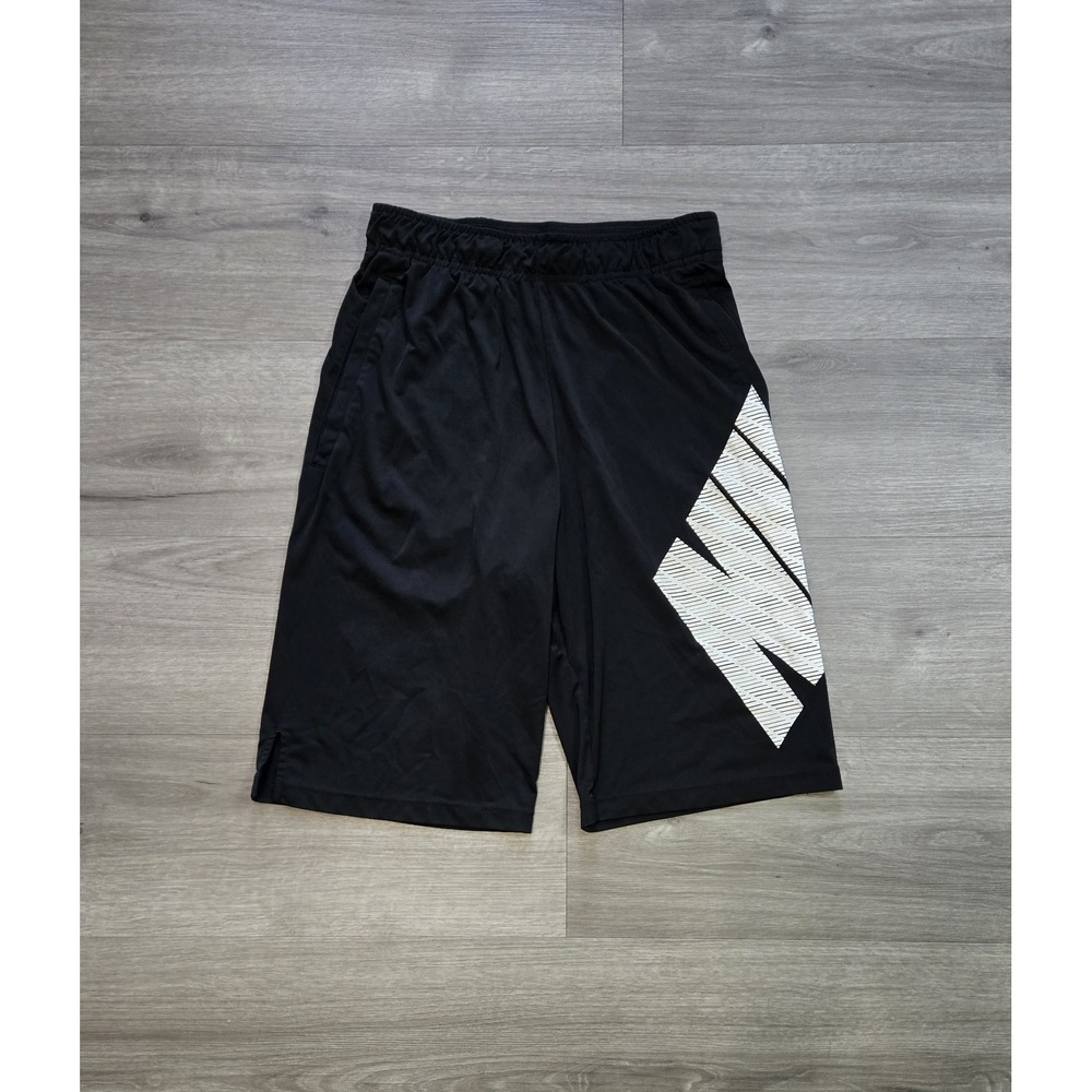 Nike Dri-Fit Long Men's Small Shorts Athletic Black - Picture 1 of 12